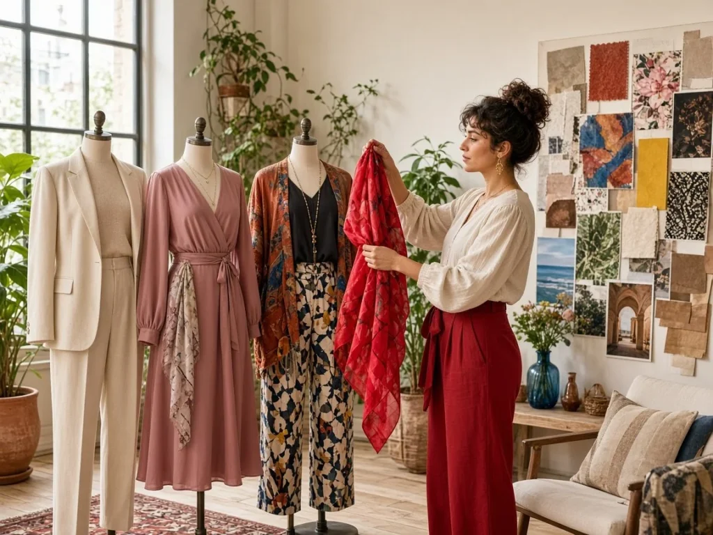 Manichini con outfit diversi per definire lo stile personale in base alla personalità