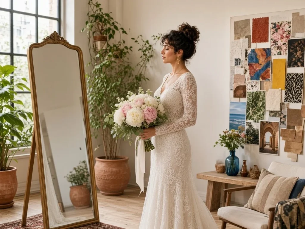 Consulenza di immagine per la sposa in atelier